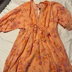 Vici sandstorm floral tassel dress
